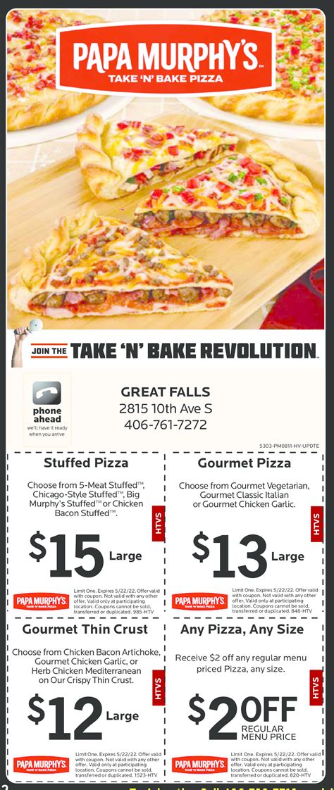 Murphys pizza coupons. Things To Know About Murphys pizza coupons. 